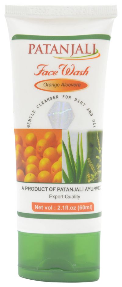 Patanjali Orange-Aloe Vera Face Wash 60gm