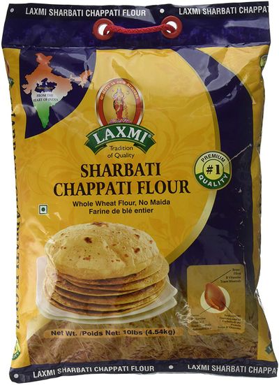 Laxmi Sharbati Whole Wheat Atta Chapati Flour 10LB