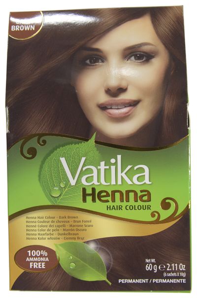 Vatika Henna Dark Brown Hair Color 60gm