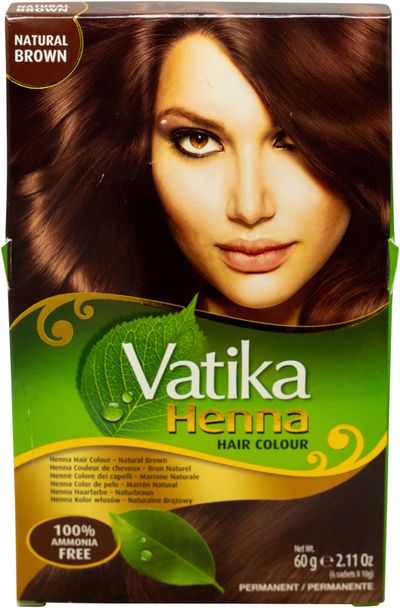 Vatika Henna Natural Brown Hair Color 60gm