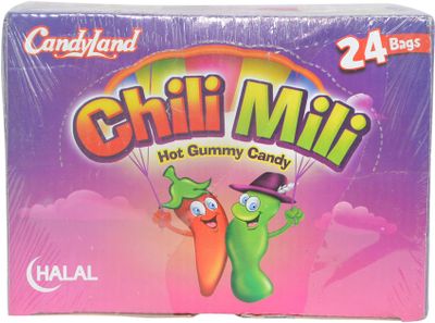 Candyland Chili Mili (Hot Gummy Candy) Pack Of 24