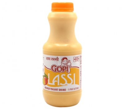 Gopi Mango Lassi Yogurt Drink Pint 16 oz