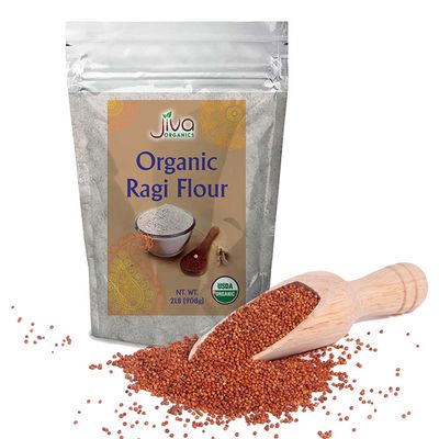 Jiva Organic Ragi Flour (Finger Millet) 2LB