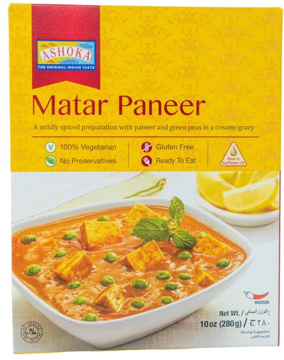 Ashoka Matar Mutter Paneer (Tofu) Vegan (Ready To Eat) 280gm