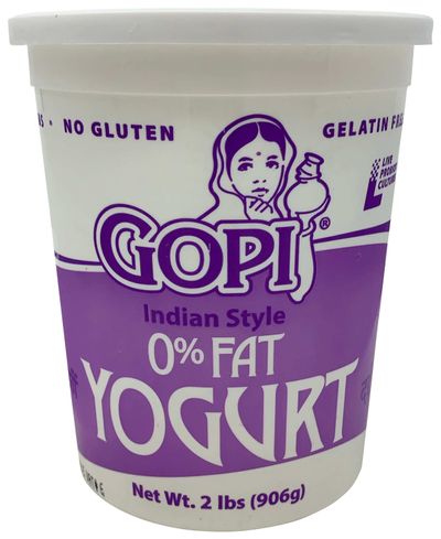 Gopi Non Fat NonFat 0% Yogurt Plain 32oz