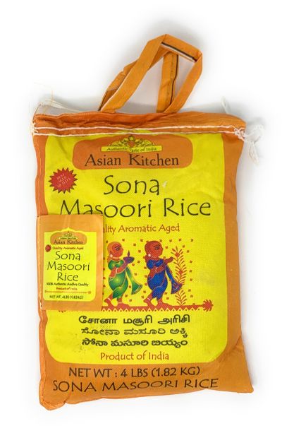 Asian Kitchen Sonamasuri Sona Masoori Rice 4LB