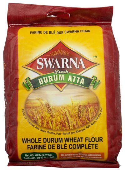 Swarna 100% Durum Wheat Atta 20LB