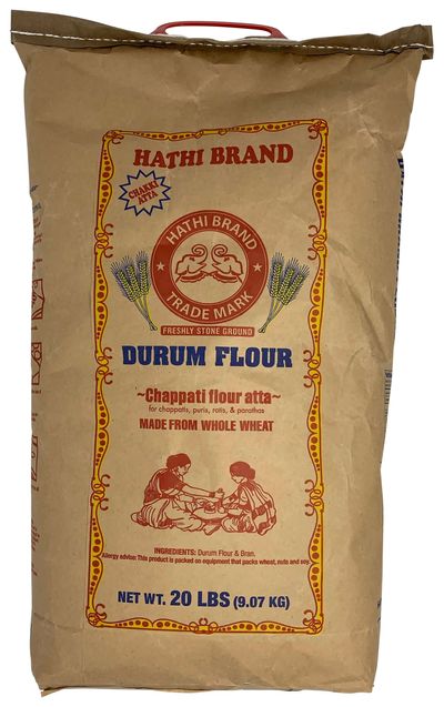 Hathi Brand (HB) Durum Flour Chappati Flour Atta 20LB