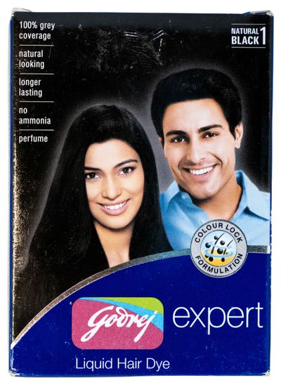 Godrej Hair Color Liquid Hair Dye Natural Black 20 ml