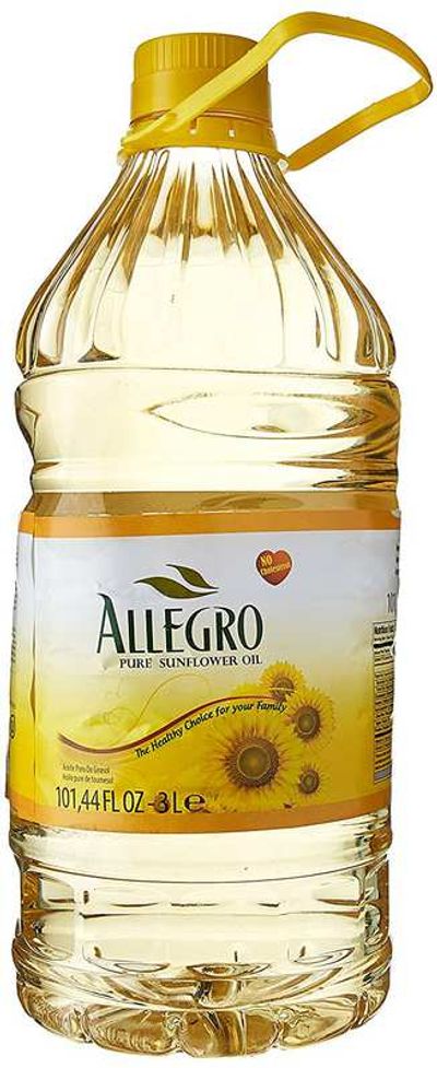 Allegro Pure Sunflower Oil 3 Liter