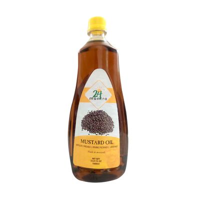 24 Mantra Organic Mustard Oil 1 Liter