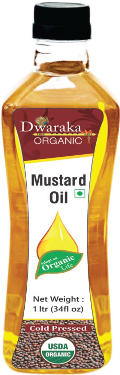 Dwarka Organic Mustard Oil 1 Liter