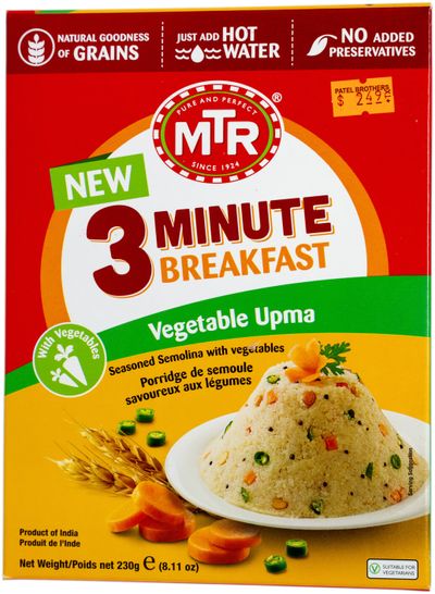MTR 3 Minute Breakfast Vegetable Upma 230gm