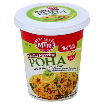 MTR Khatta Meetha Poha Cup 80gm