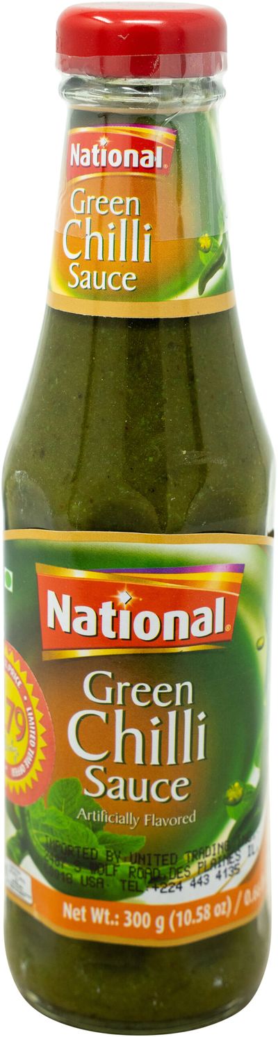 National Green Chilli Sauce 300G