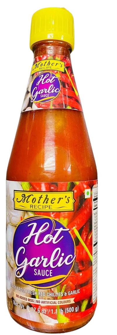 Mother's Recipe Hot & Garlic Sauce 500gm