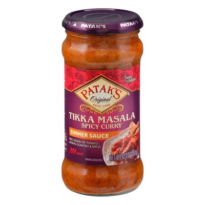 Patak's Hot & Spicy Tikka Masala Simmer Sauce 300gm