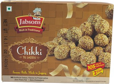 Jabsons Chikki Til Laddu Ladoo 400gm