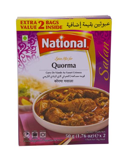National Quorma Masala Spice Mix (1+1Bag) 100gm