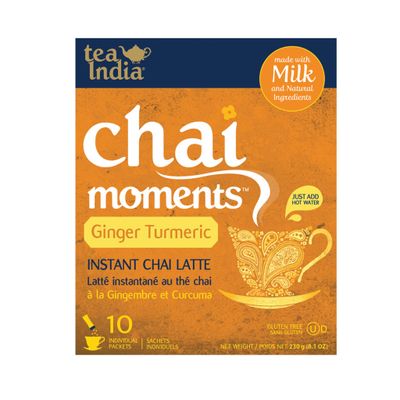 Tea India Chai Moments Ginger Turmeric Tea Bags