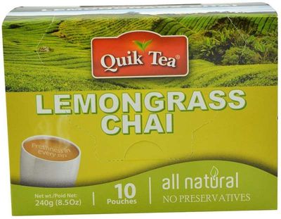 Quik Tea All Natural Lemongrass Instant Chai
